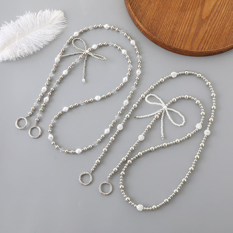 Elegant Beaded Eyewear Chain Bowlift