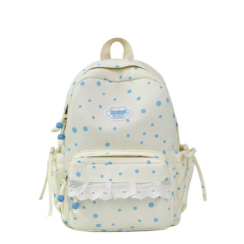 Adorable Polka Dot Design Backpack Bowlift