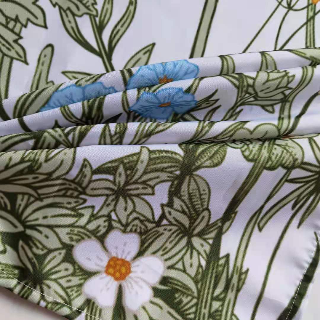 Botanical Illustration Shower Curtain Bowlift
