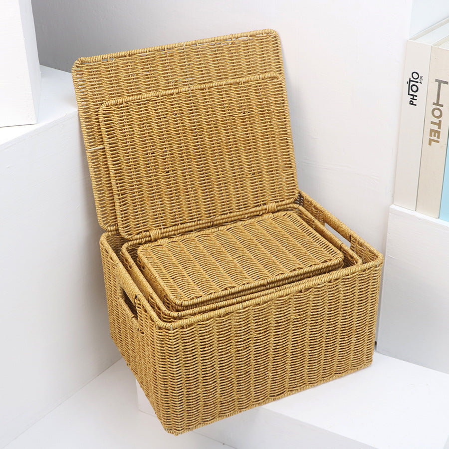 Handwoven storage basket Bowlift