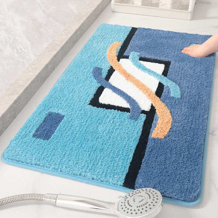 Abstract Design Bath Rug