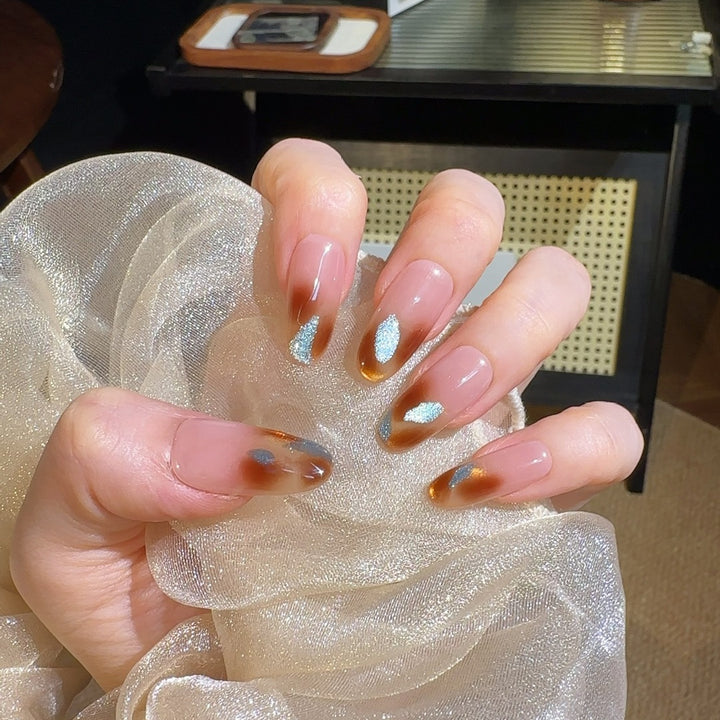 Artistic Gradient Press-On Nail Set Bowlift