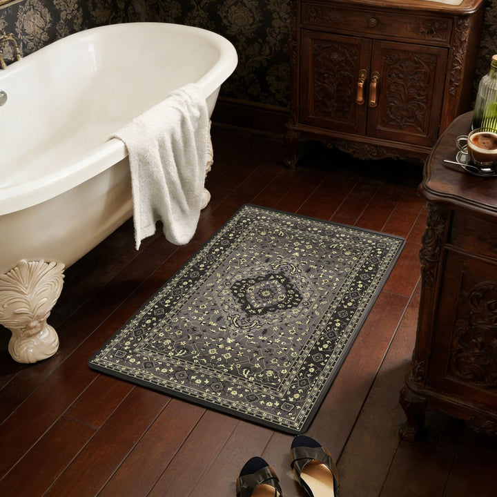 Luxurious Vintage-Inspired Bath Mat Bowlift