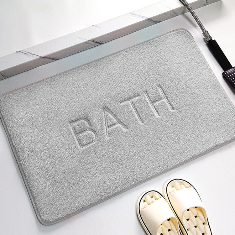 Luxurious Plush Comfort Bath Mat Bowlift
