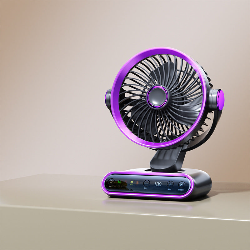 Women's Portable Air Circulation Stand Fan with Digital Control Bowlift