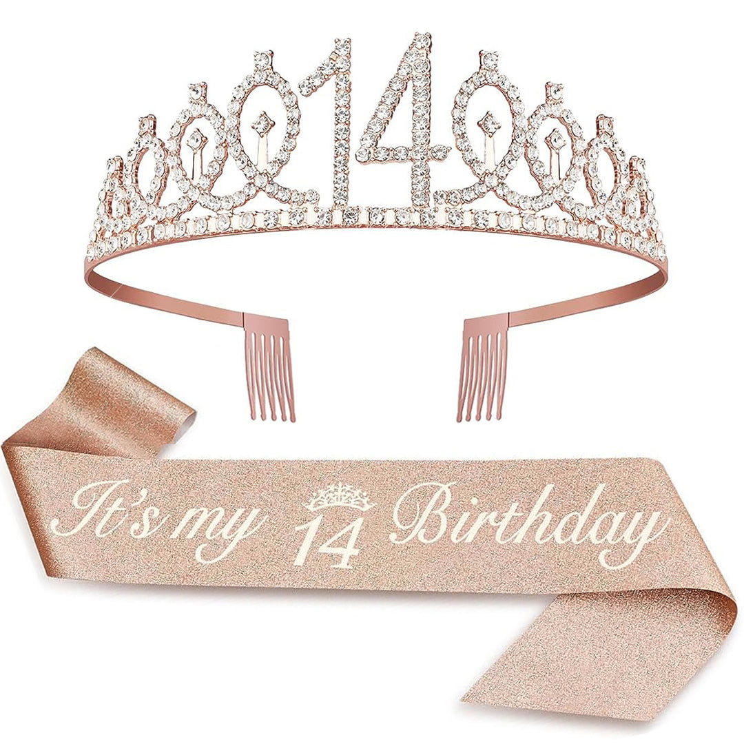 Ladies Crystal Princess Crown with 30 & Fabulous lettering Bowlift