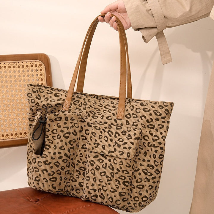 Stylish Star Patterned Cotton Tote Bag Bowlift