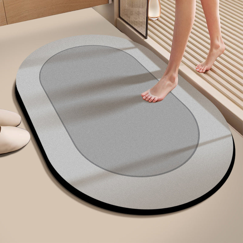 Absorbent Bathroom Floor Mat Bowlift