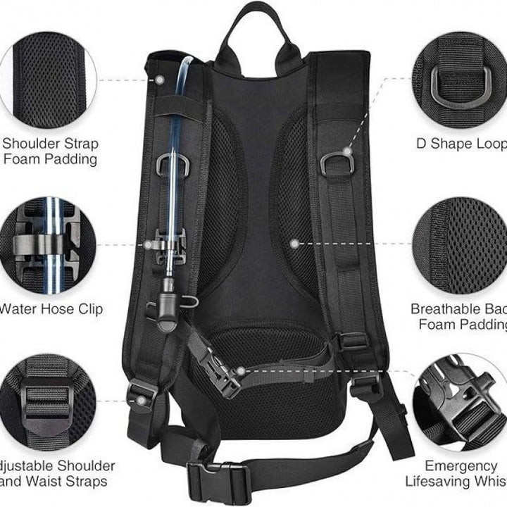 Tactical Sling Backpack with Modular Pockets Bowlift