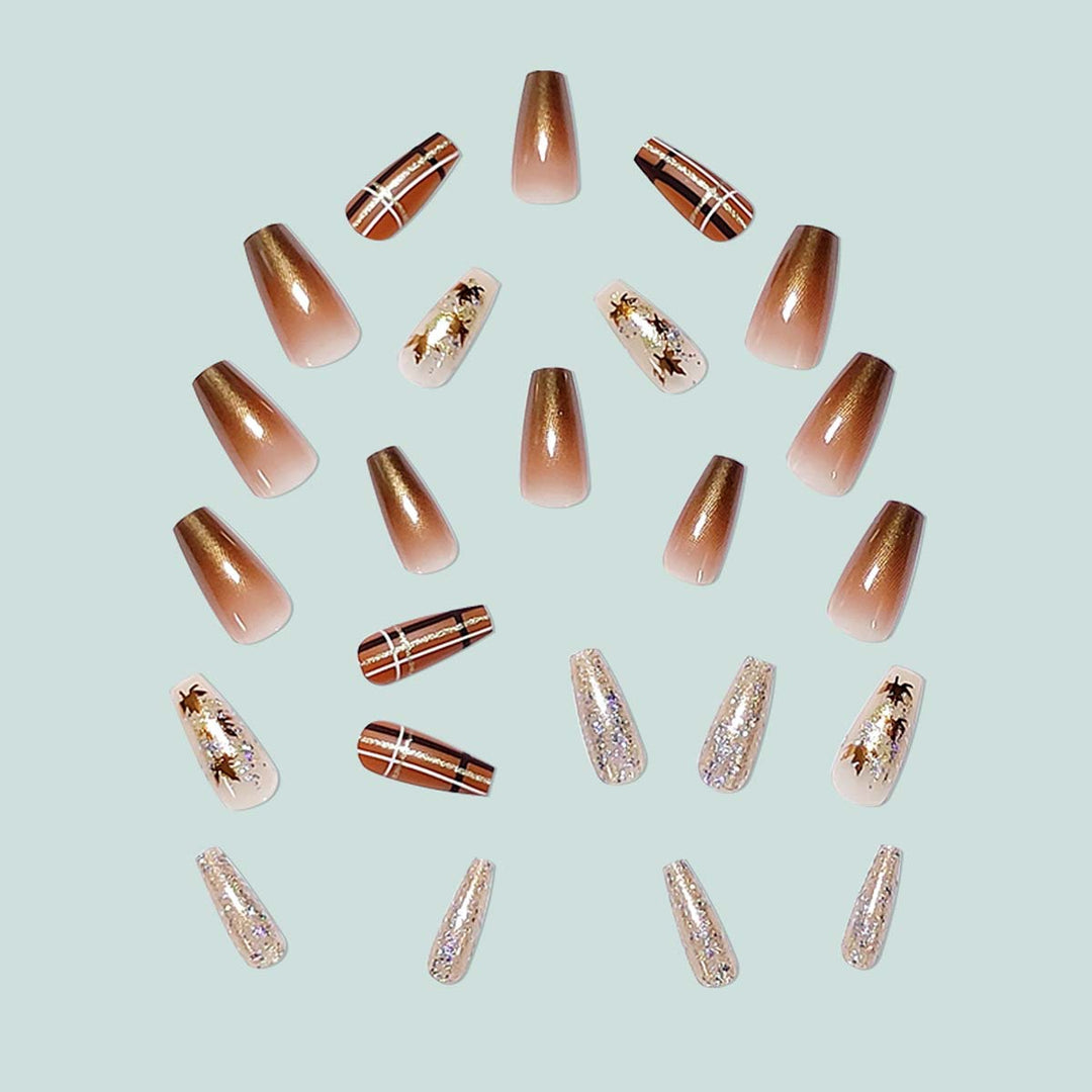 Artful nail art with sparkling accents Bowlift