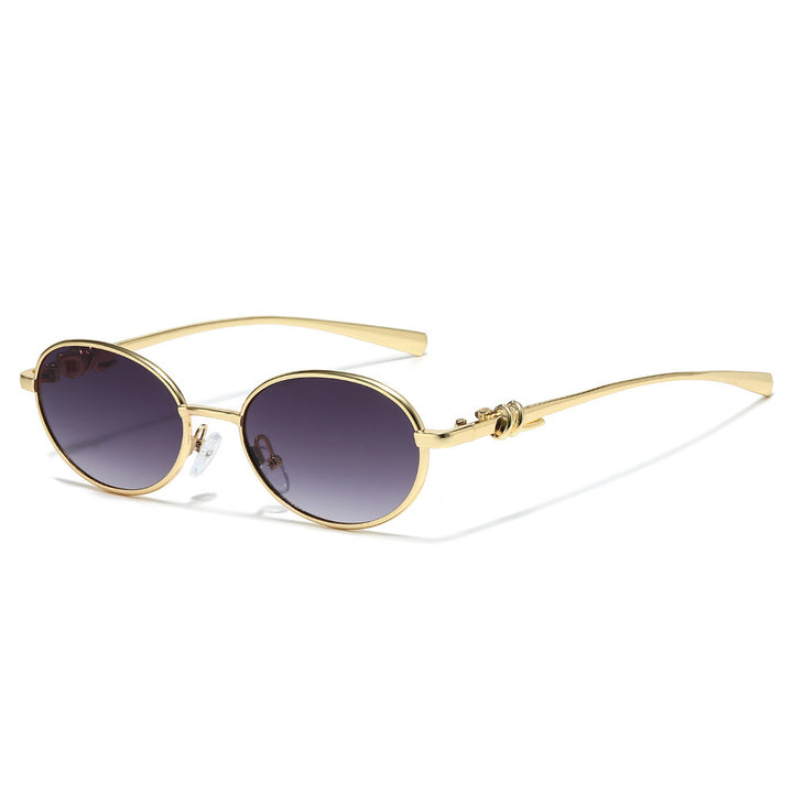 Oval Frame Fashion Sunglasses Bowlift