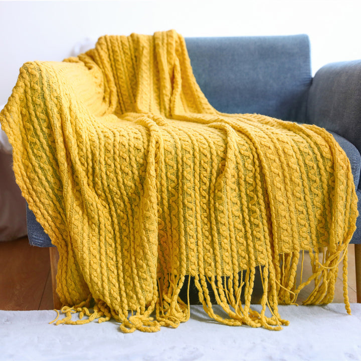Textured Knit Scarf