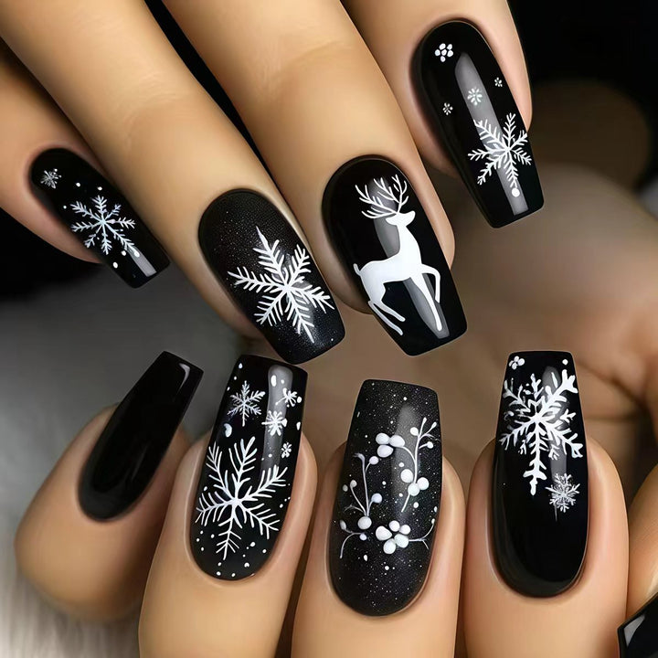 Winter-Themed 3D Nail Art Bowlift