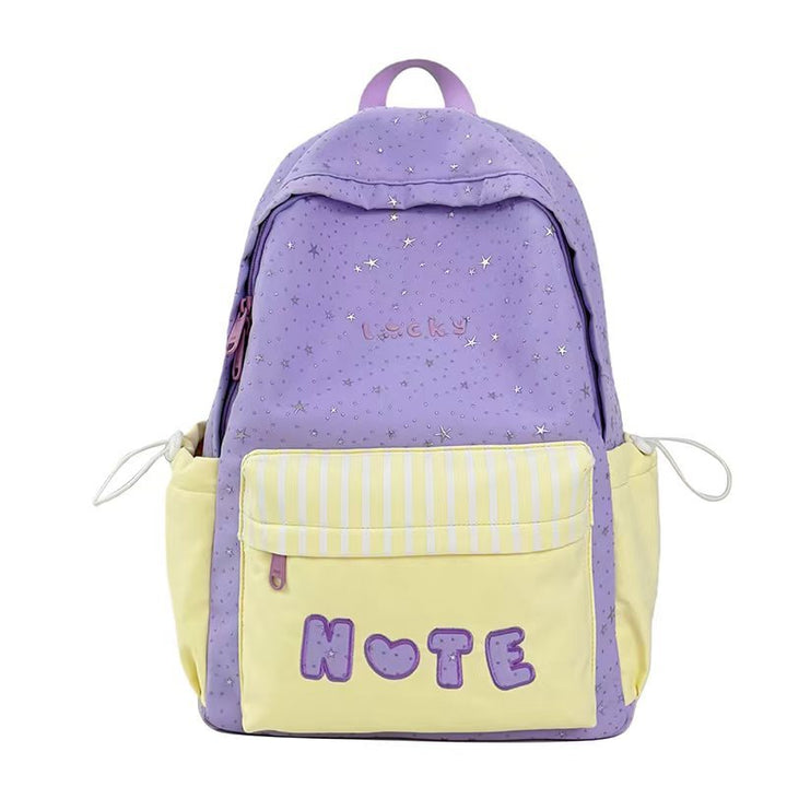 Starry-Themed Casual Backpack Bowlift