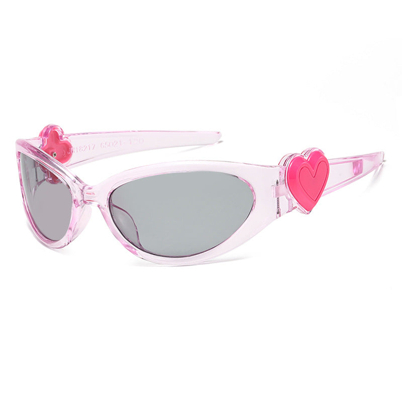 Ladies fashionable sunglasses with heart-shaped detail Bowlift