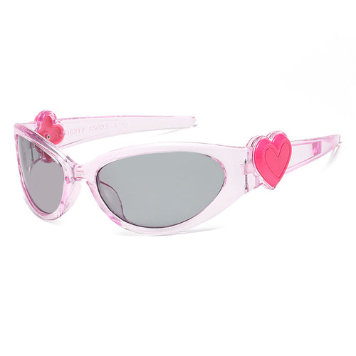 Ladies fashionable sunglasses with heart-shaped detail Bowlift