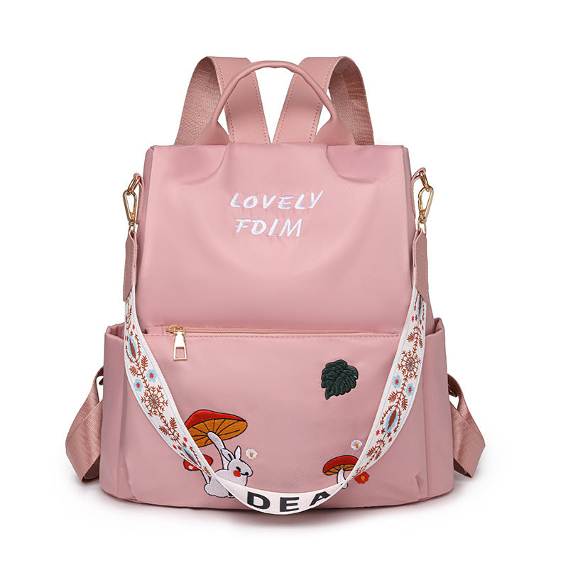 Stylish Embroidered Backpack