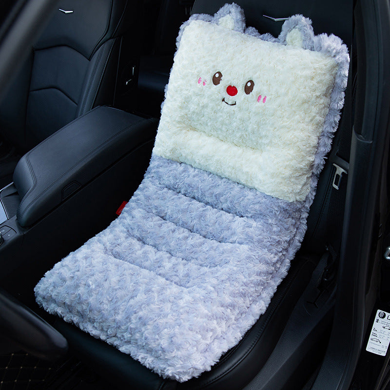Plush car seat cover Bowlift