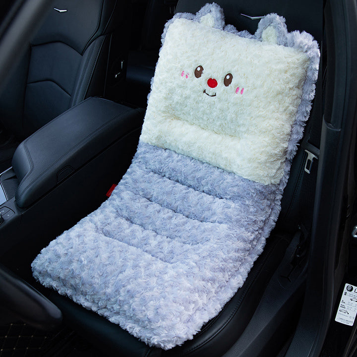 Plush car seat cover Bowlift