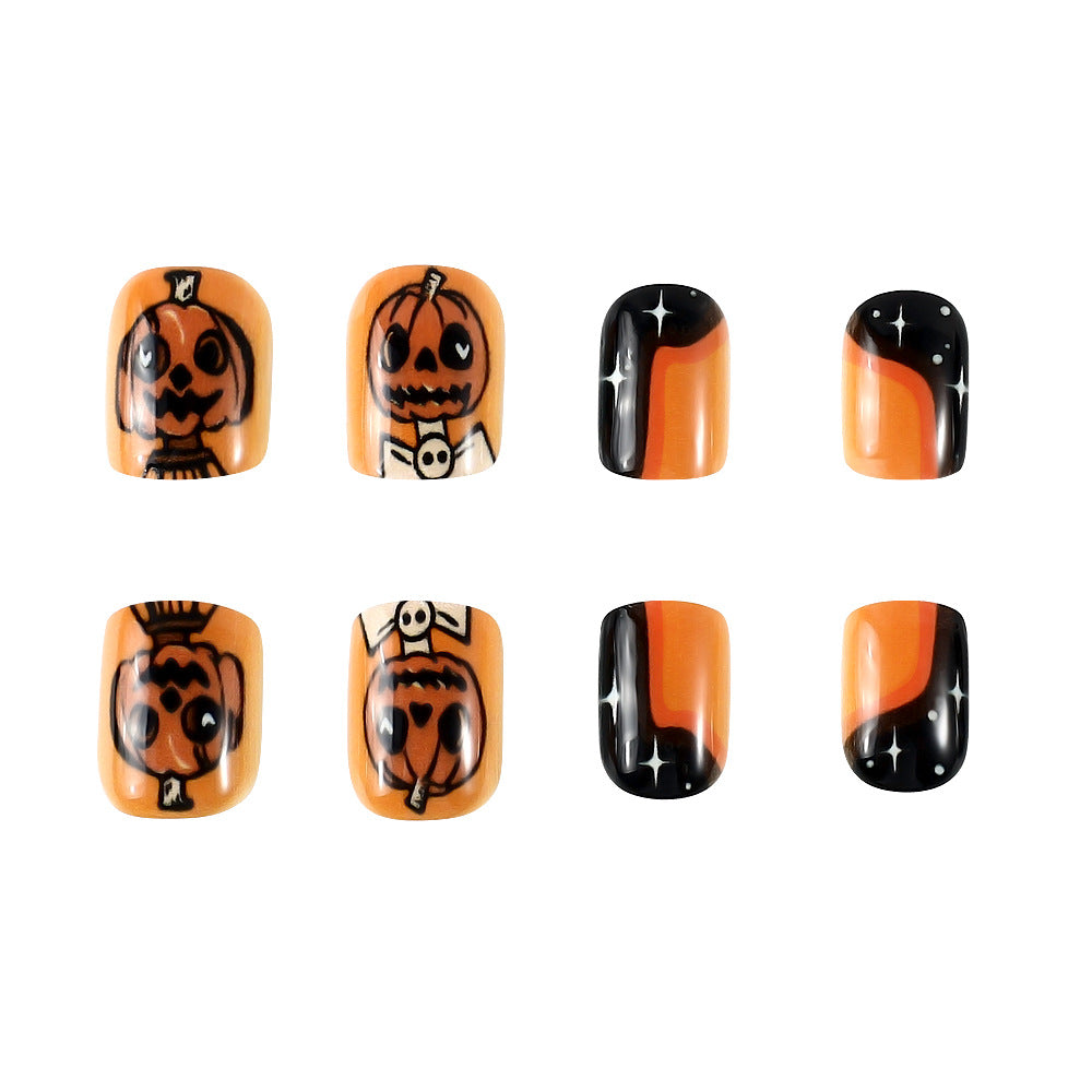 Halloween-Themed Artistic Press-On Nails Bowlift 1787543133