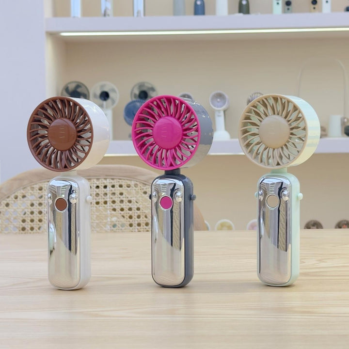 Unisex Portable Handheld Fan with Powerful Battery and Compact Design Bowlift