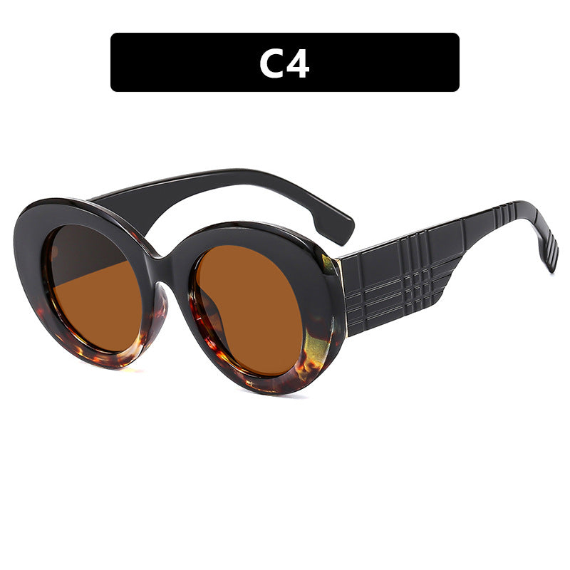 Women's extravagant sunglasses with creative frame design and protective UV filter Bowlift