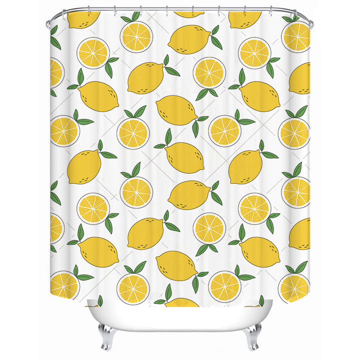Decorative Bathroom Shower Curtain Bowlift