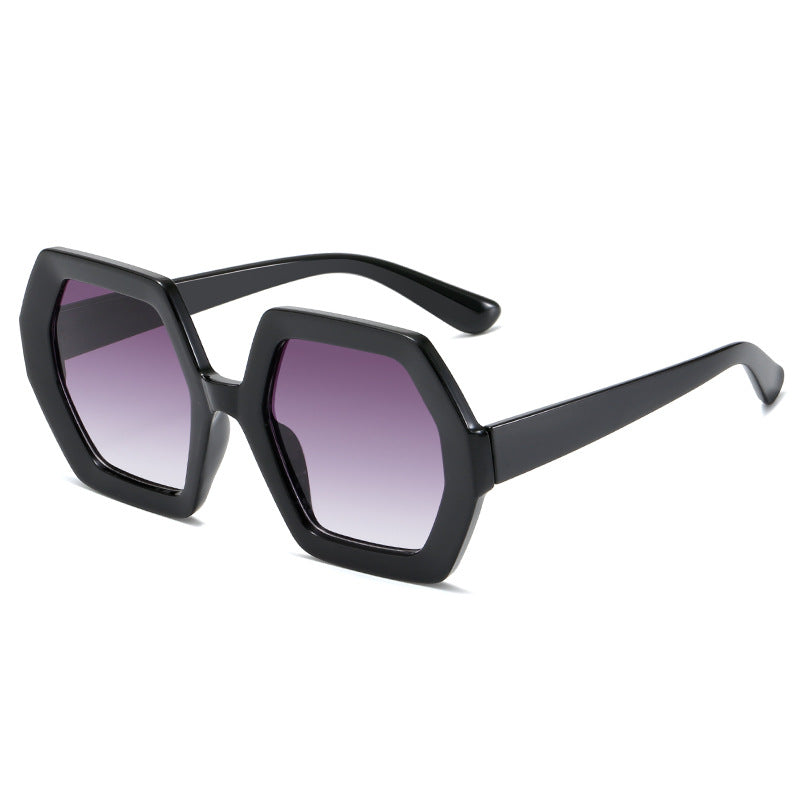 Ladies hexagonal sunglasses with comfortable frame Bowlift