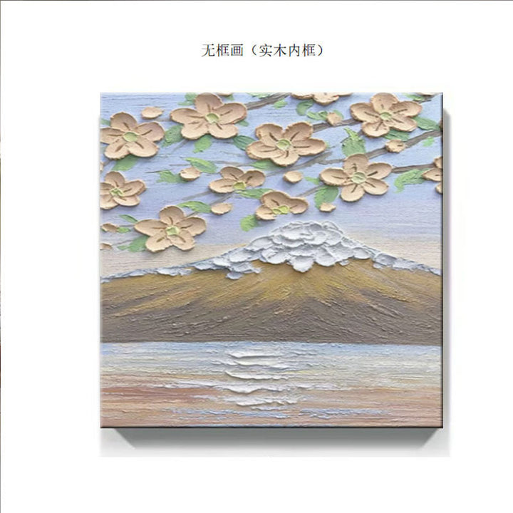 Textured Floral Landscape Canvas Art