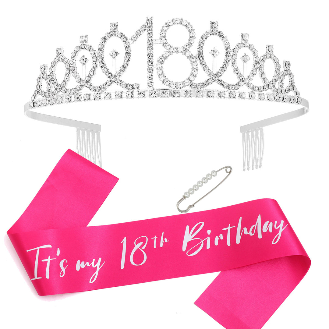 Ladies Glittering Crown with Swarovski Stones Bowlift