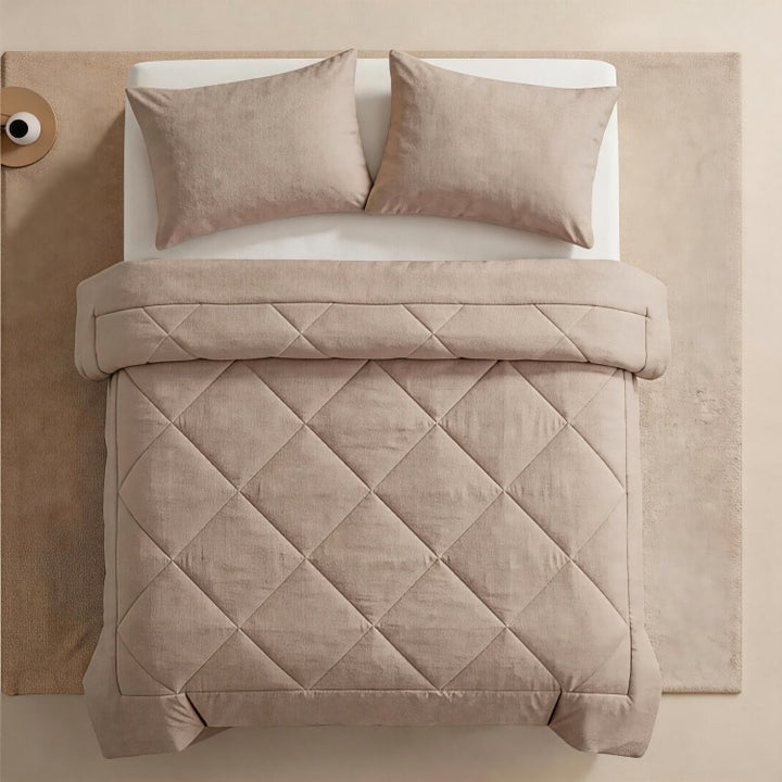 Luxurious Quilted Comforter Set Bowlift