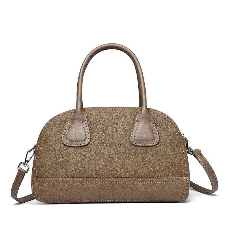 Textured Leather Doctor Bag Bowlift