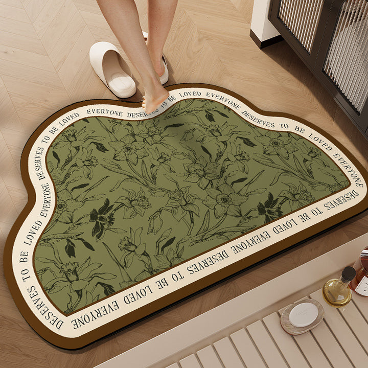 Decorative Oval Area Mat