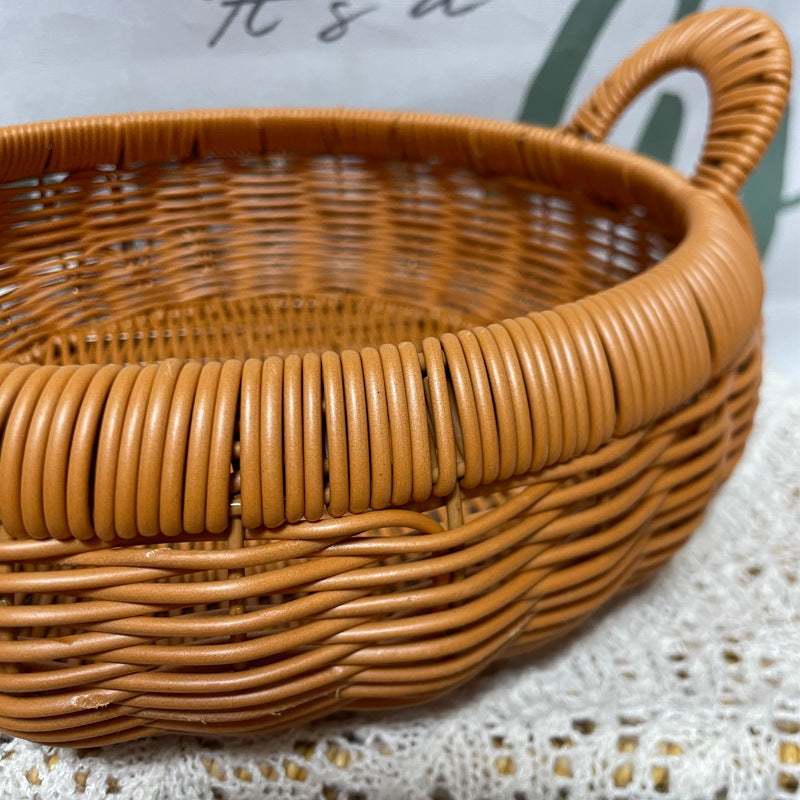 Handmade Natural Woven Serving Tray Bowlift