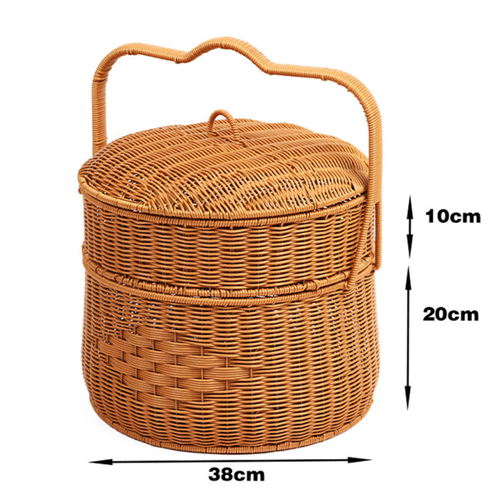 Large Woven Storage Basket Bowlift