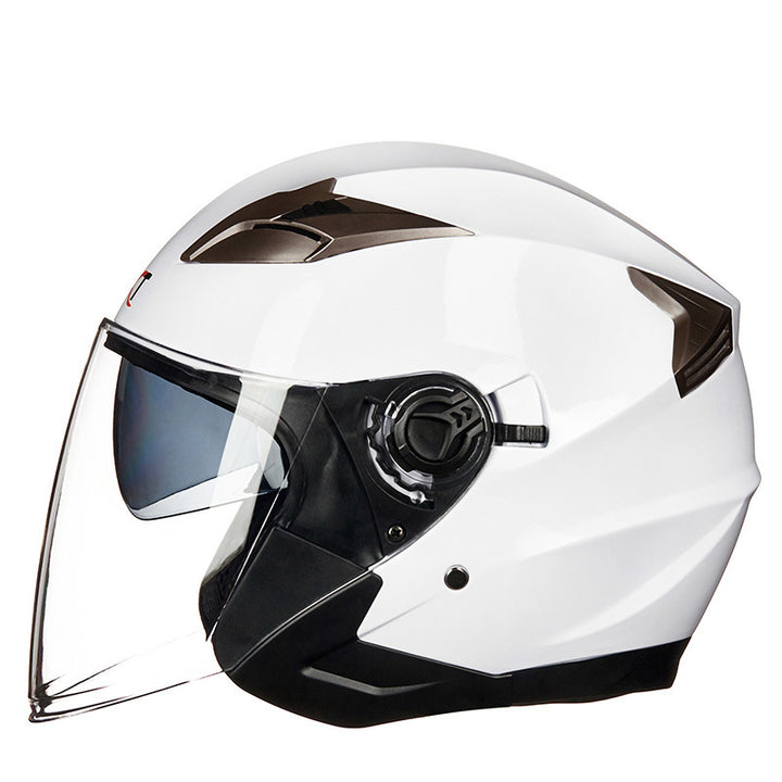 Full-Face Motorcycle Helmet with Integrated Visor Bowlift