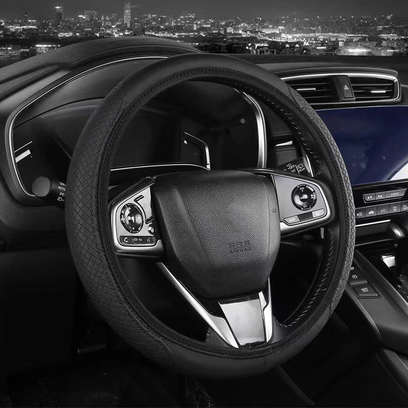 Unisex nan breathable non-slip textured steering wheel cover universal fit Bowlift