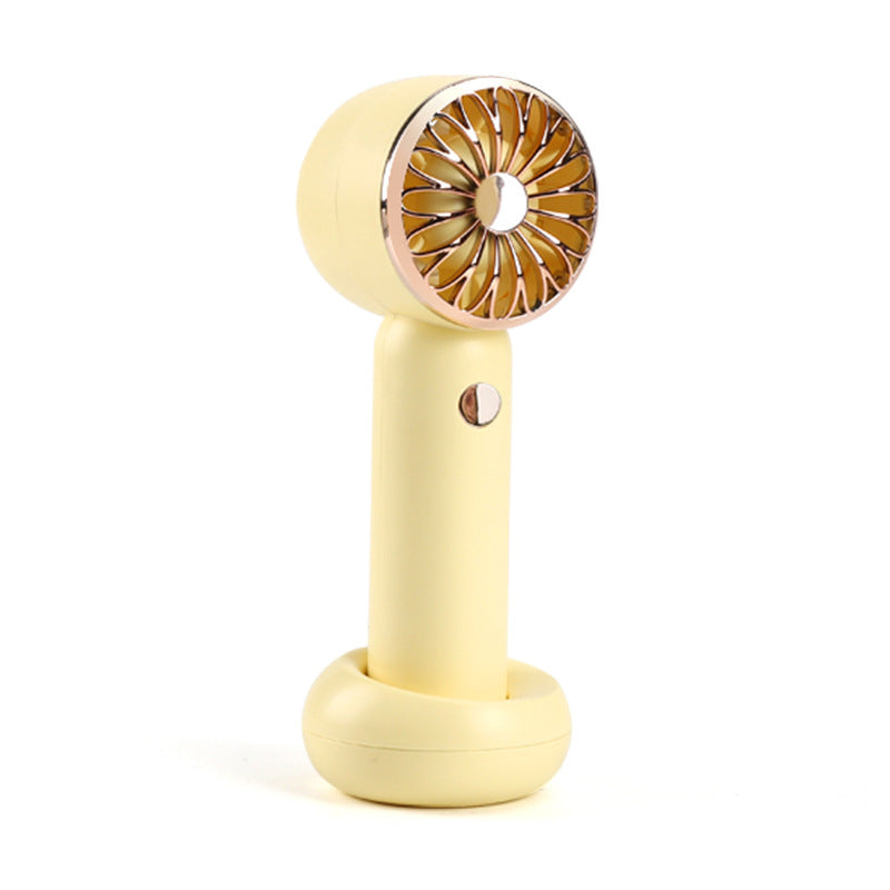 Ladies Portable Hand Fan with Powerful Battery and Stylish Design Bowlift