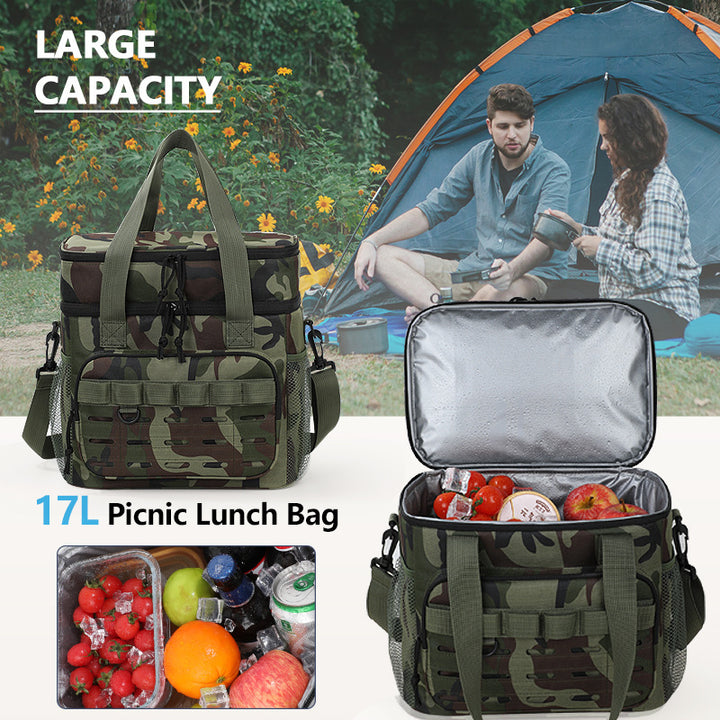 Women's insulated and durable cooler bag in modern camouflage design Bowlift