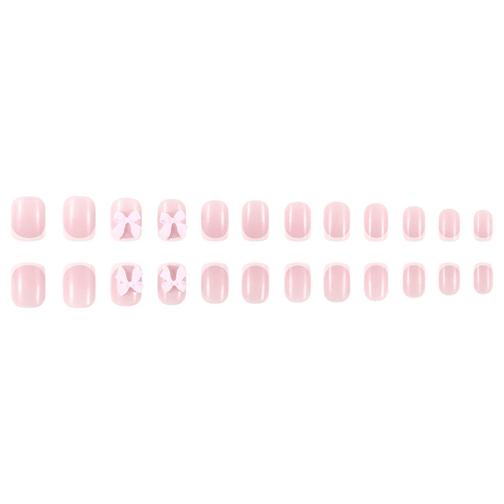 Floral Embellished Press-On Nail Art Bowlift
