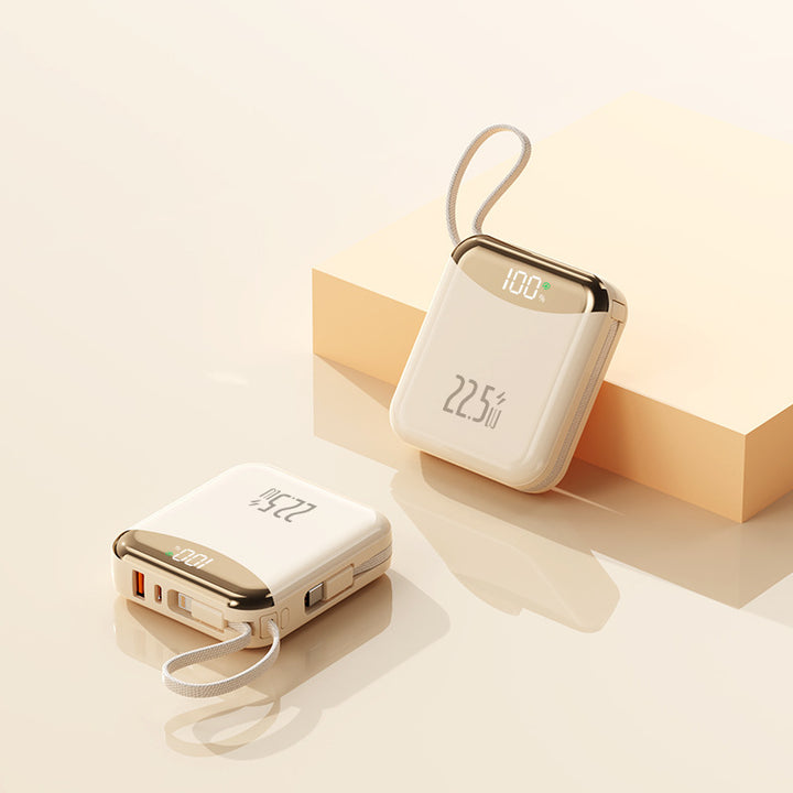 High-performance power bank with digital charging display and compact design Bowlift