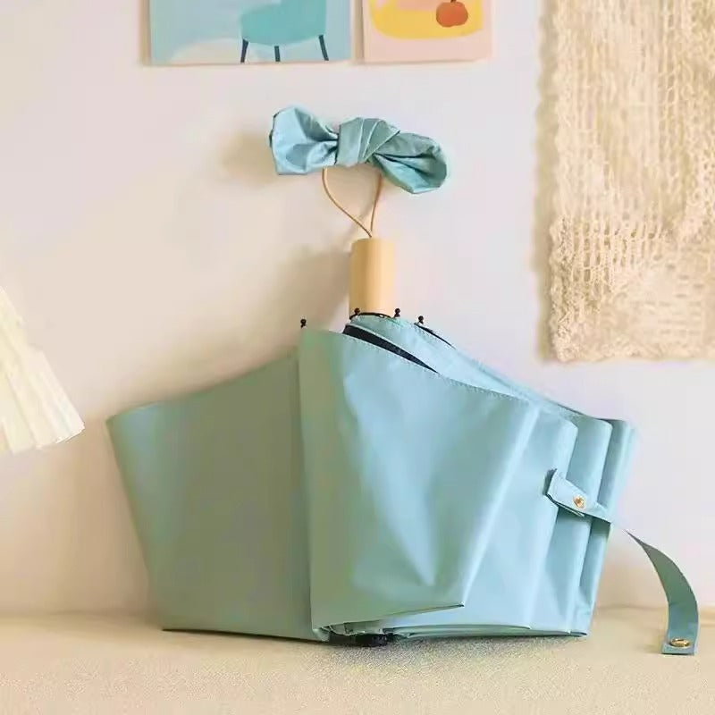 Women High-Quality Folding Umbrella Bowlift
