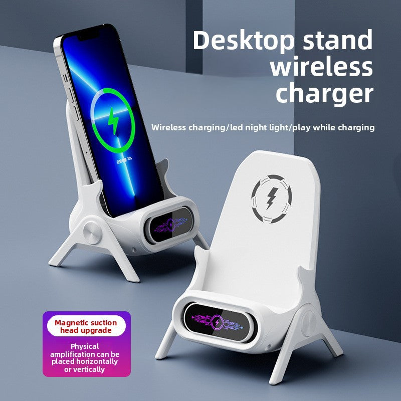 Qi Wireless Charger with Built-in Display Bowlift