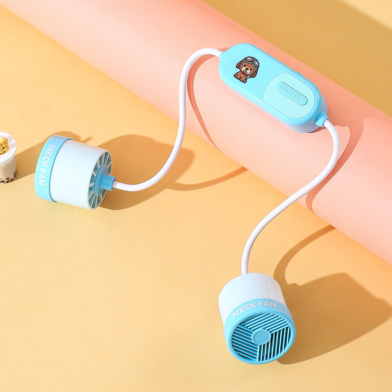 Unisex Portable Neck Fan with Eco-Friendly Technology Bowlift