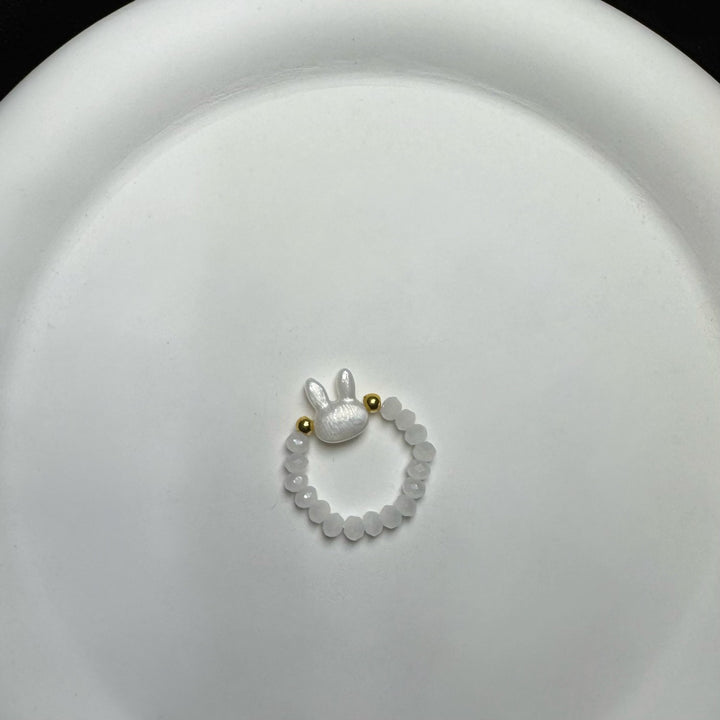 Cute Rabbit Charm Beaded Bracelet Bowlift