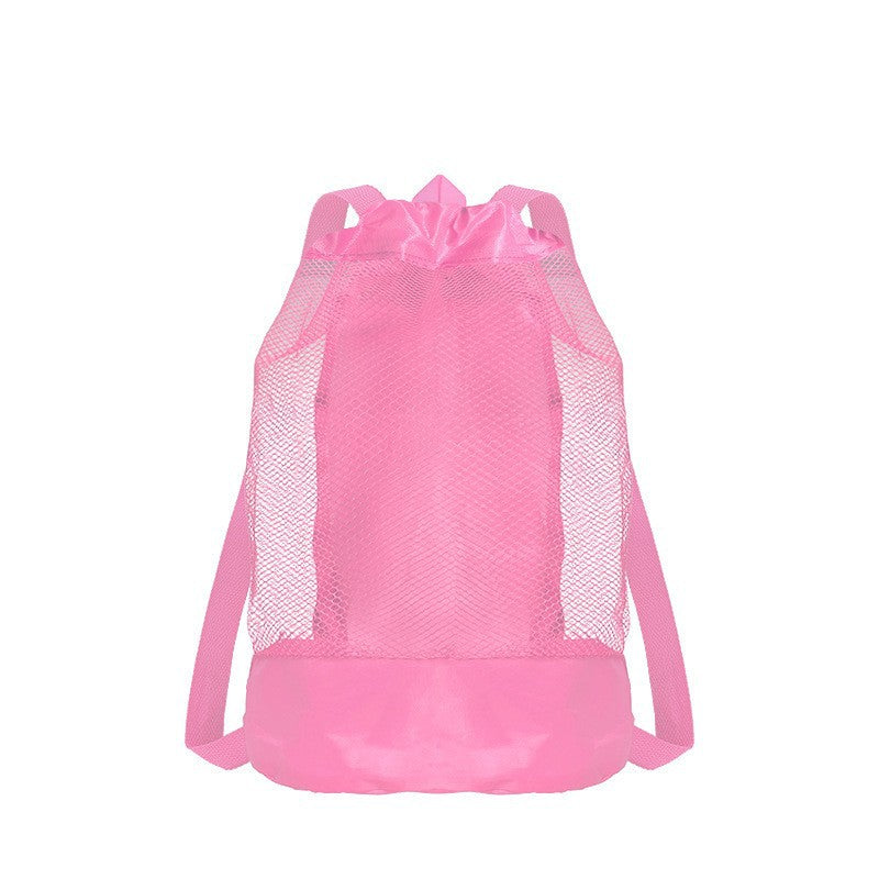 Versatile Beach Bag In Airy Mesh Design Bowlift