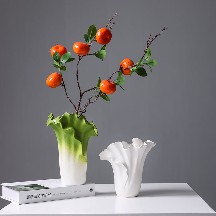 Artistic Textured Ceramic Vase