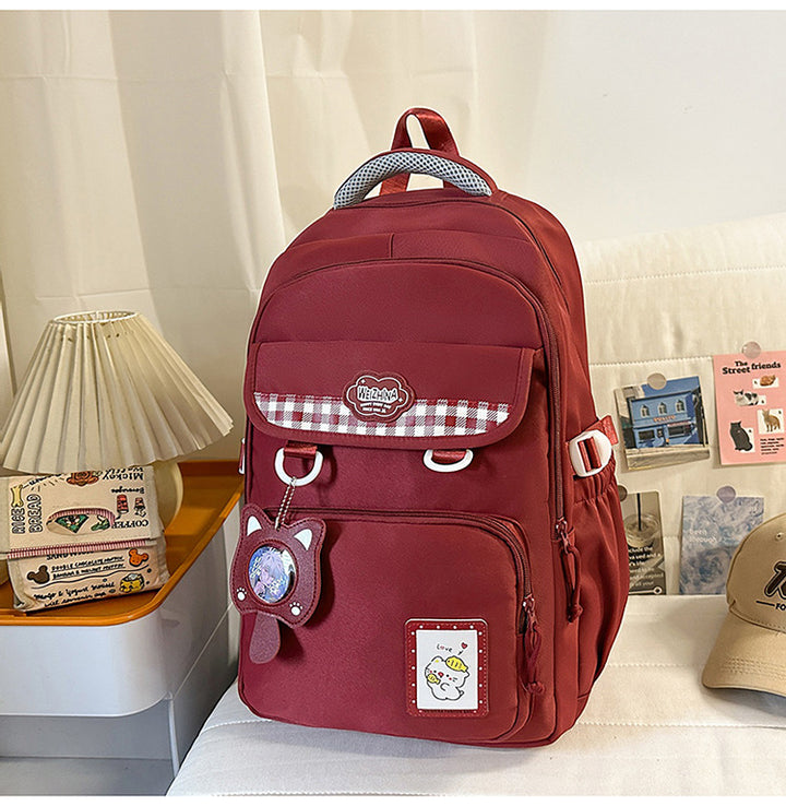 Cute Character Design Utility School Backpack