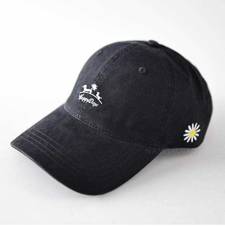 Women's Lightweight Cotton Embroidered Cap Bowlift