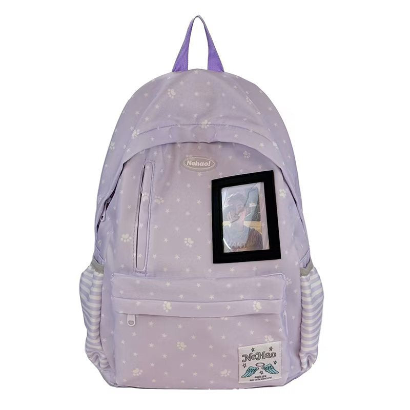 Stylish Floral Printed Backpack Bowlift